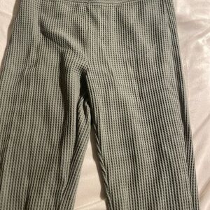 Aerie Textured Gray Pants